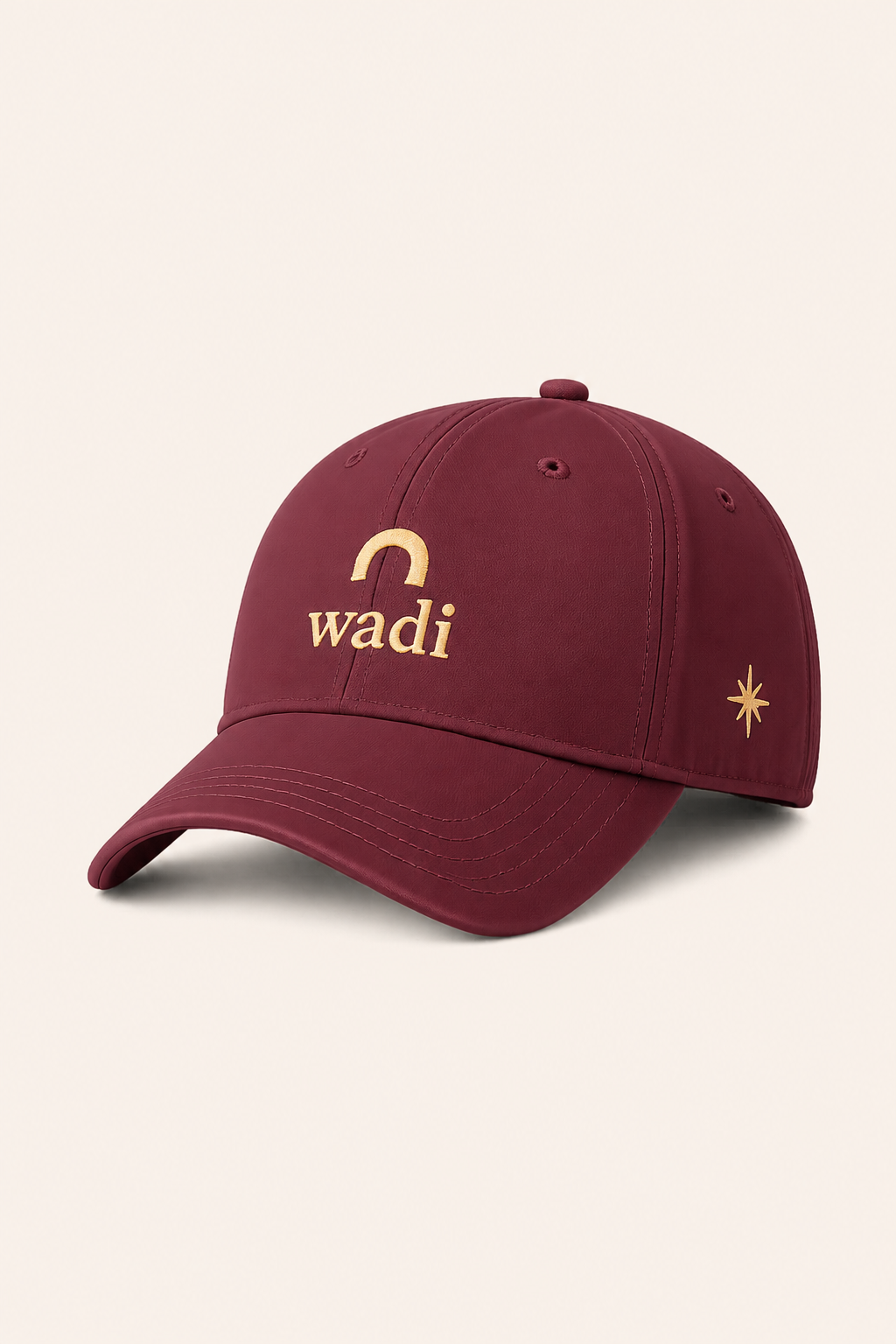 Gorra Granate y Amarilla