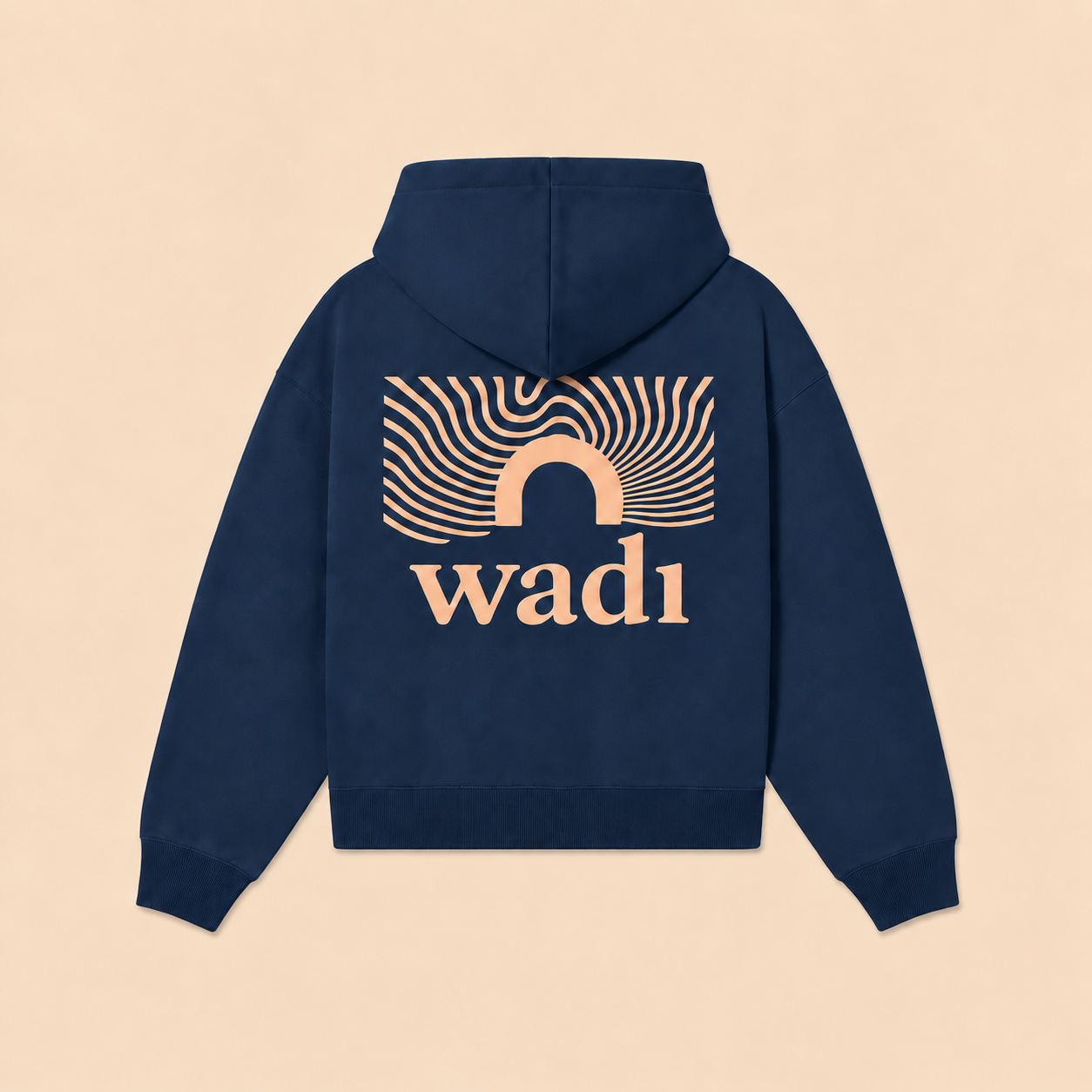 Sudadera Azul Marino y Salmón